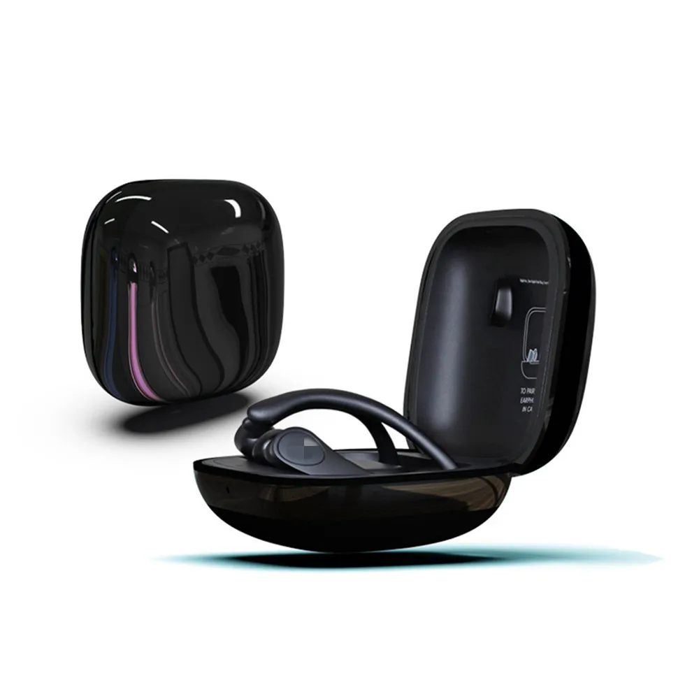 

Silicone Full Protective Case For Beats Powerbeats Pro Wireless Bluetooth Earphone Case Mirror Protection Cover Box Skin