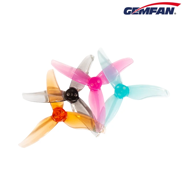 4Pairs Gemfan 2512 2.5X1.2X3 3-Blade PC Propeller 1.5mm for RC FPV Racing Freestyle 2.5inch Toothpick Drones Replacement Parts 1