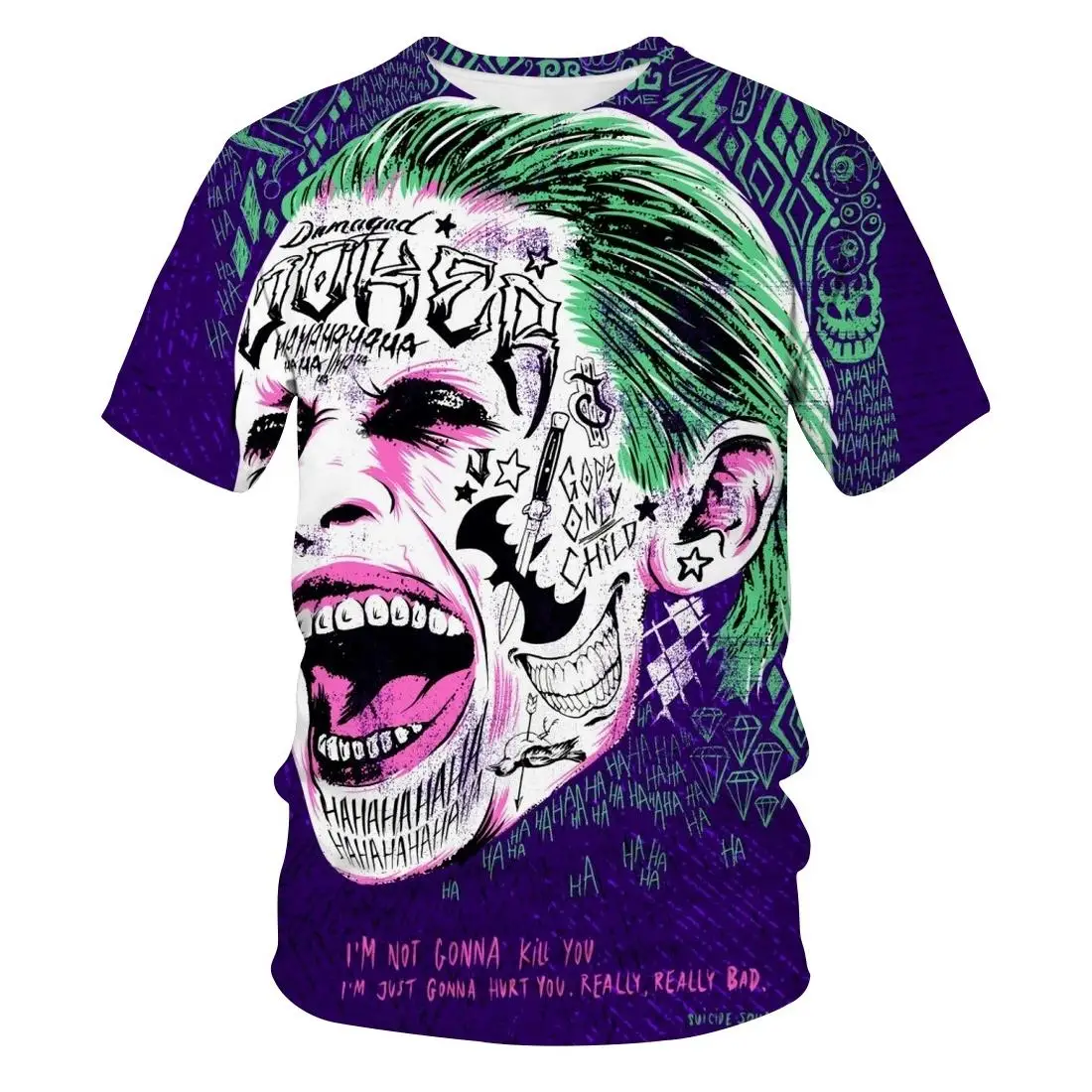3D Joker T-shirt Men