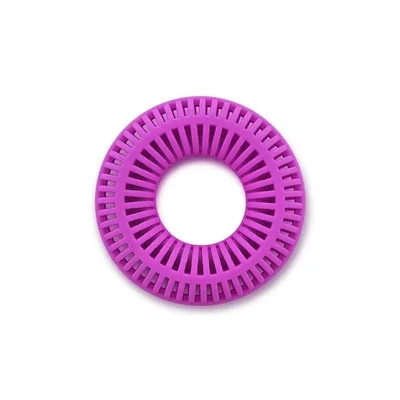 Дренажные волосы Catcher ванны кольцо обертывания вокруг Слива Кухня Раковина протектор ванная раковина фильтр стопор для волос - Цвет: Фиолетовый