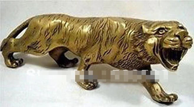 901++++++Beautiful copper tiger statue | Дом и сад