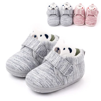 

Newborn Baby Socks Shoes Boy Girl Star Toddler First Walkers Booties Cotton Comfort Soft Anti-slip Warm Infant Crib Shoes