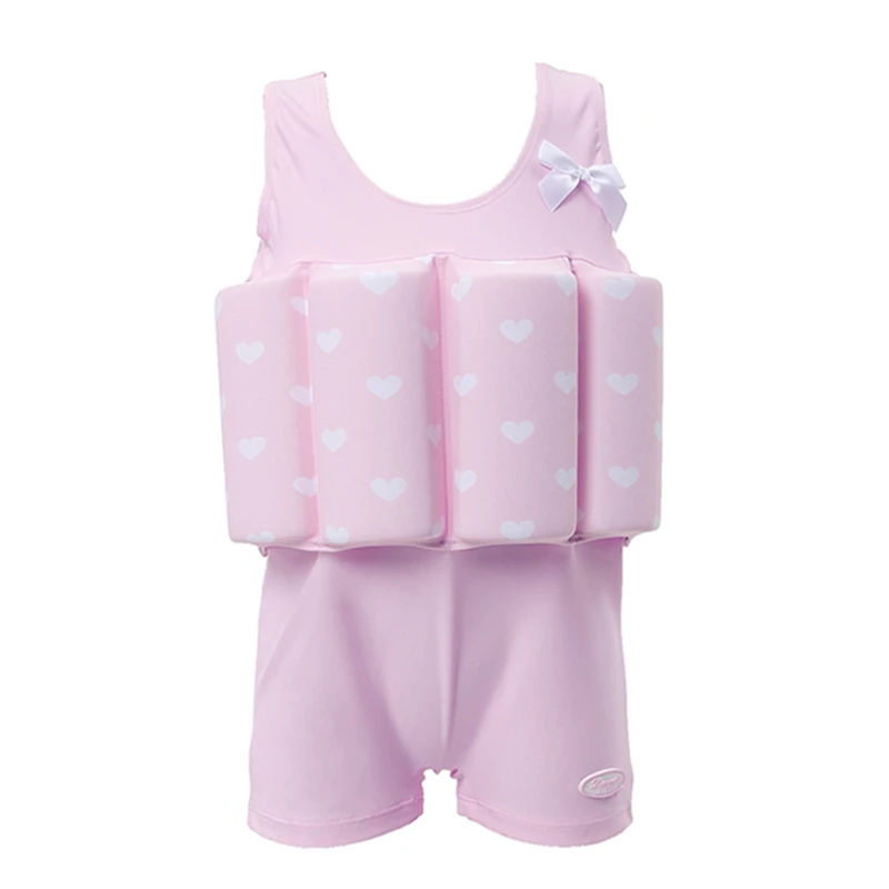 Pink 110 Детский купальный костюм для бассейна, купальные костюмы из пенопласта, цельный спортивный костюм для плавания, одежда для купания для мальчиков и девочек - Цвет: Pink 110