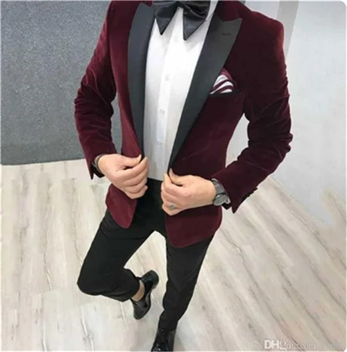 2020 new men's dress suit wedding banquet bridegroom best man dress suit performance Suit Tuxedo Suit (jacket + pants)