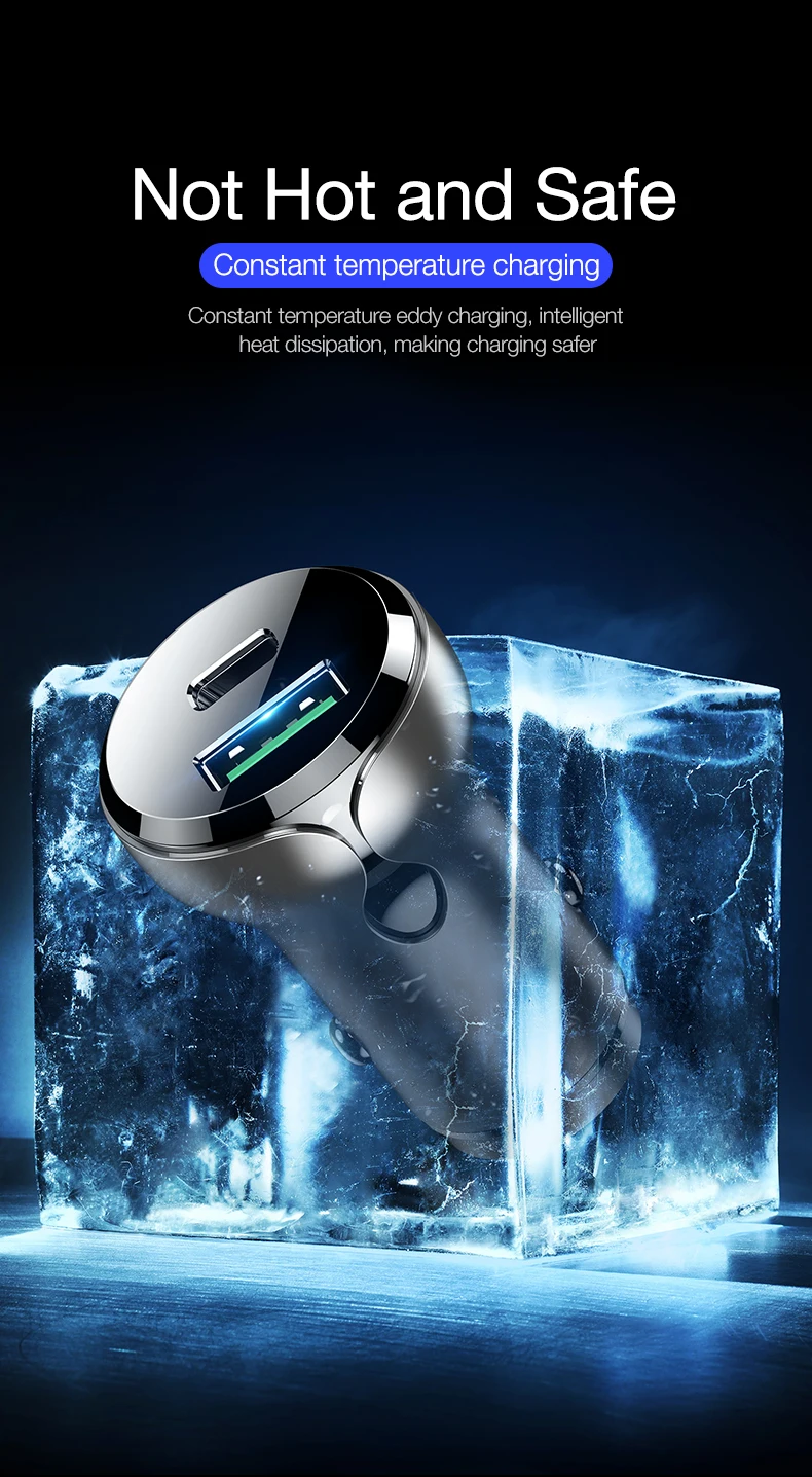 PD quick charging car charger  (8)