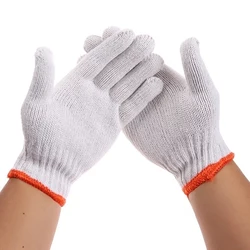Gants de travail en Nylon et coton épais, 10 pièces, lavables, protection pour la maison, accessoires de cuisine, nettoyage en extérieur 