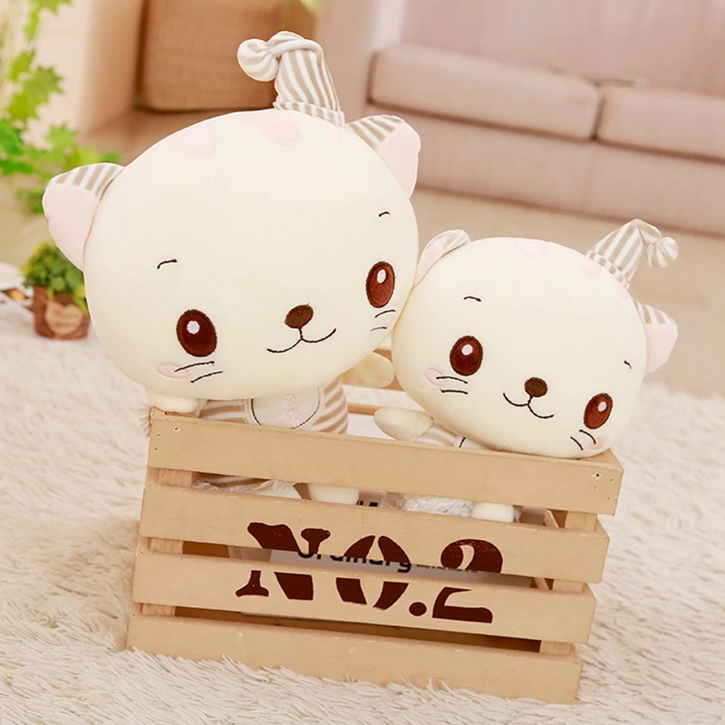 20 см 30 Kawaii кошка мультфильм животное шляпа спящий подушки ребенок сопровождать