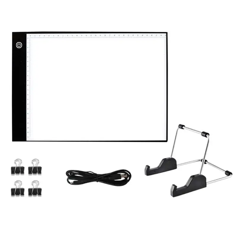 6pcs 6pcs Diamond Painting Light Board A4 Portable LED Light Box Pad with Diamond Painting Tools for 5D Diamond Painting Drawing