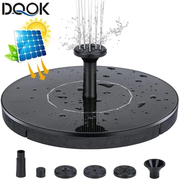 Mini Solar Water Fountain Pool Pond Waterfall Fountain Garden Decoration Outdoor Bird Bath Solar Powered Fountain Floating Water - Image 3