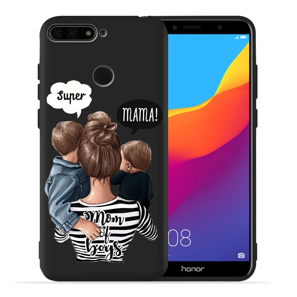 Чехол Super Mama Fashion Mom Dad babay для huawei Honor 8X View 20 20Pro 10 Lite 9 Lite 10 9 8 8x9X8 Lite Mate30 10 20 Lite Pro - Цвет: 09