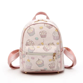 

3PCS / LOT Printing Cartoon Backpack for Girls Women Kids Fashion Cute Mini Backpack Small Capacity Cartoon School Bag