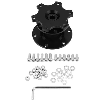 

Aluminum Alloy Universal Car Steering Wheel Quick Release Hub Adapter Snap Off Boss Kit for Racing Car