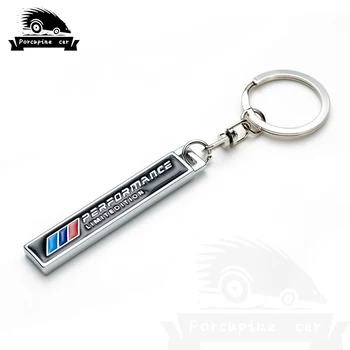 

New alloy Car key ring for BMW M Performance 1 3 4 5 6 7 X1 E39 E46 E60 E90 F10 F30 E50 E70 keychain auto motorcycle accessories