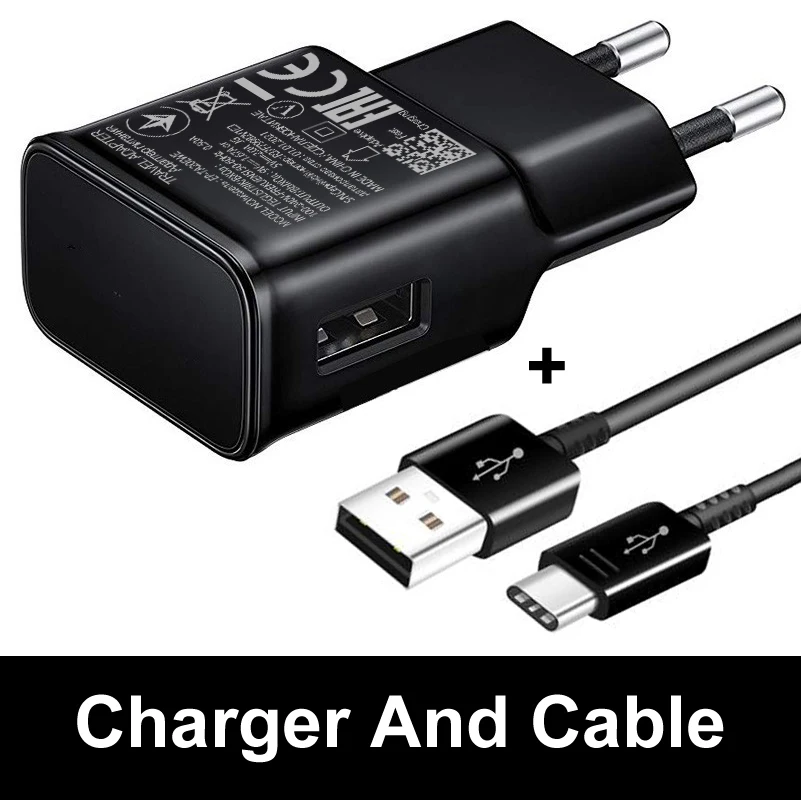 Fast Charger for Samsung Galaxy A12 A32 A41 A42 A52 A72 F62 A41 A51 A71 5G A81 A91 A02S With USB Type C Cable Charging Adaptive usb triple socket