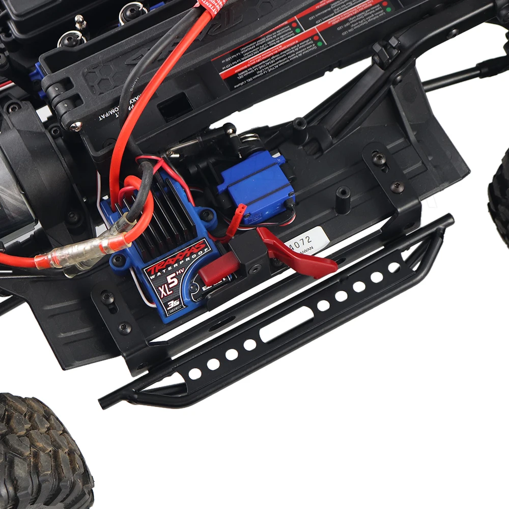 Жесткие армированные стальные слайдеры металлические педали для 1/10 RC Crawler Traxxas TRX4