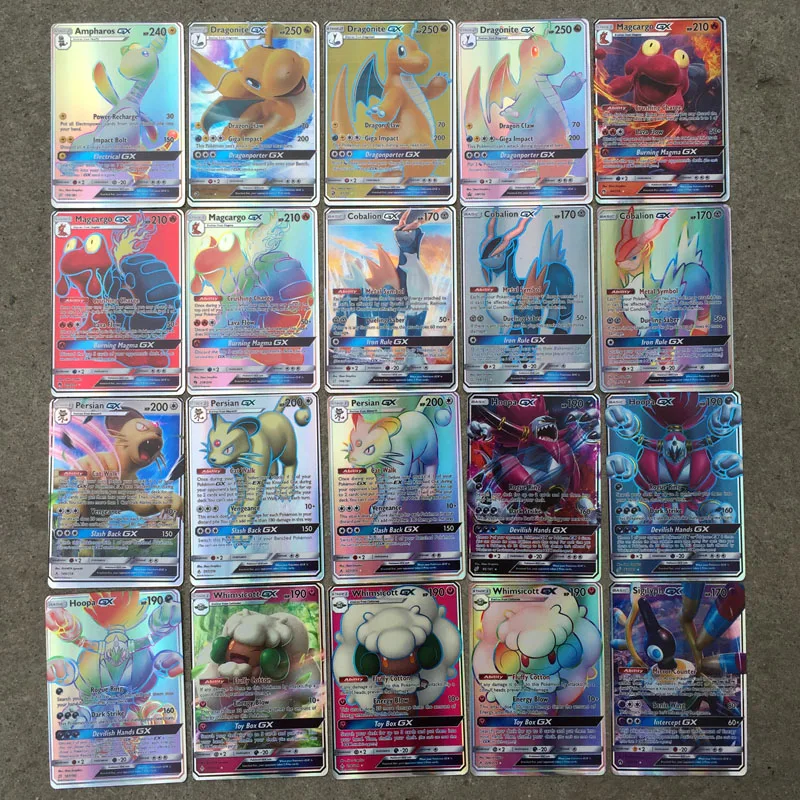 Новые карты покемон Charizard Blastoise Venusaur Mewtwo TAG TEAM Flash Card цвета игровая коллекция карт детские подарки