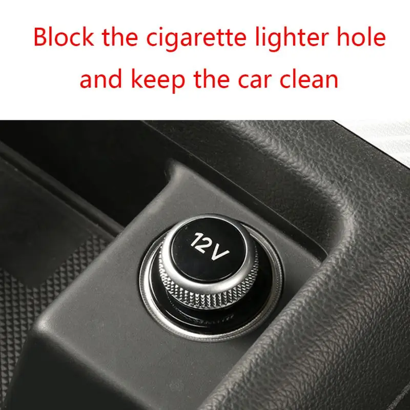 

New Car Cigarette Power Outlet Cover Cap 12v Socket Cover Cap Dummy Plug For Audi qyh