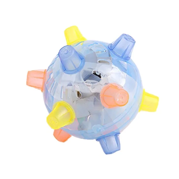 

LED Jumping Joggle Sound Sensitive Vibrating Powered Ball Game Kids Flashing Ball Toy