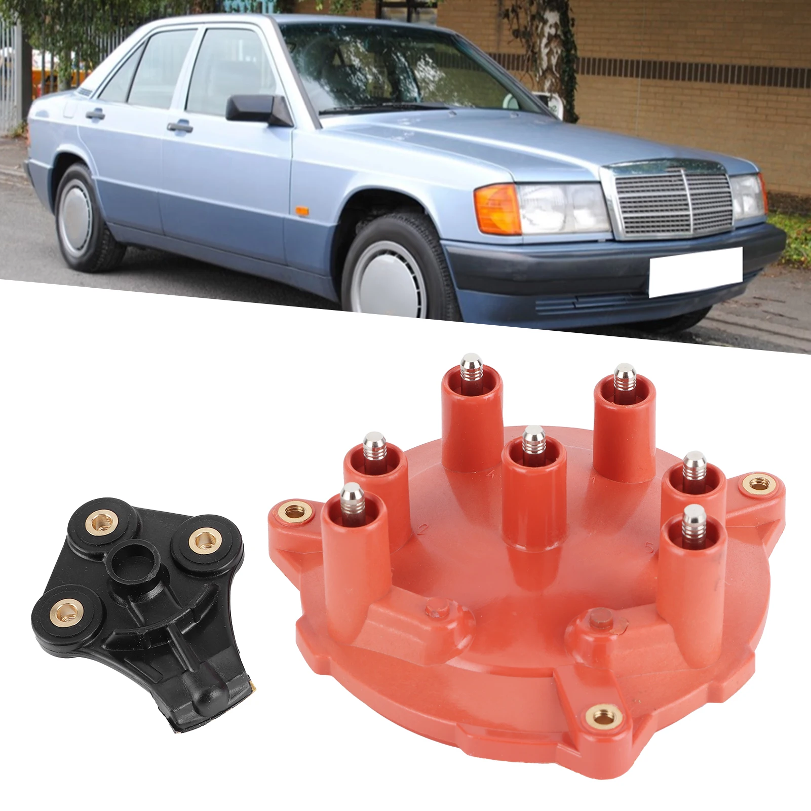 Mercedes 190E 260E 300E 300CE W126 W201 W124 Distributor Cap Beru