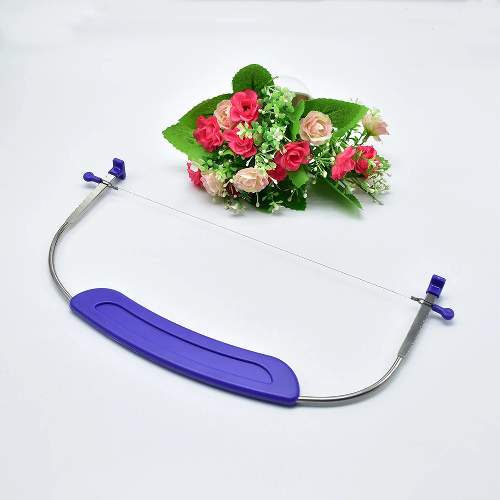 Adjustable Stainless Steel Cake Slicer Kitchen Accessories Single Line Cake Layerer Bakeware Bread Slicer Pastry Cutting Tools cake slicer