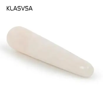 

Natural Jade Stone Scraping Point Massage Stick Traditional Healing Tool Body Massage Wand Health Care