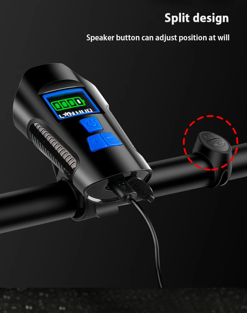 Cheap TOSUOD Bicycle lights night riding USB charging glare T6 flashlight bicycle horn riding equipment headlights bike light 5 Cheap TOSUOD Bicycle lights night riding USB charging glare T6 flashlight bicycle horn riding equipment headlights bike light 5
