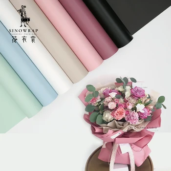 

10 m New Fashion Korea Style Flower Bouquet Two-Sided Matte Waterproof Flower Wrapping Paper
