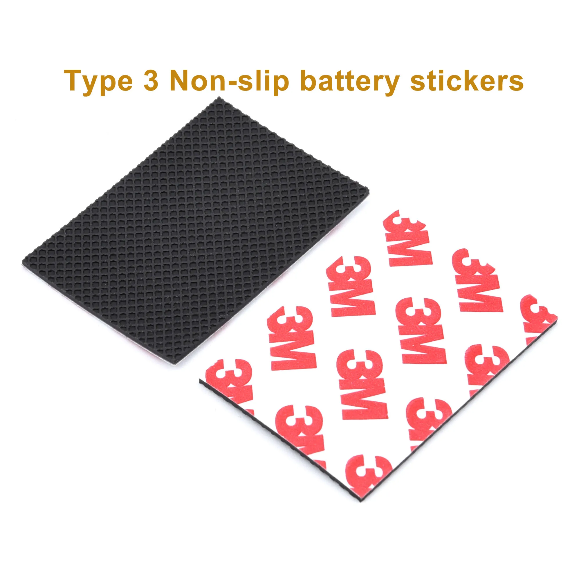 배터리 실리콘 미끄럼 방지 패드, RC 멀티로터 FPV 레이싱 드론용 배터리 스티커, 10 개입