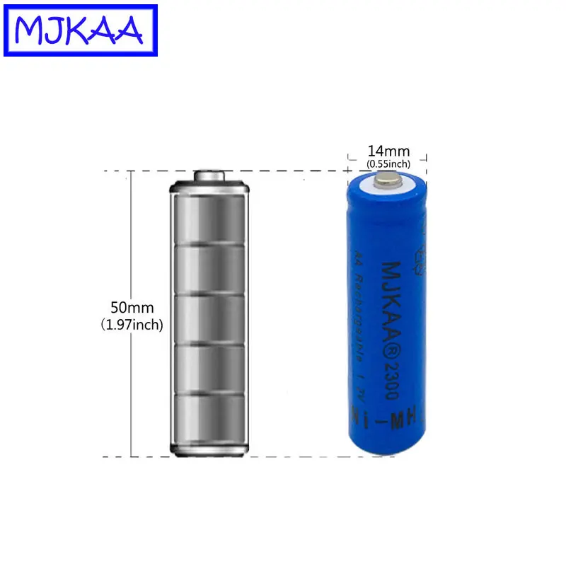 MJKAA 12 шт. AA 1,2 V Ni-MH 2300mAh перезаряжаемая батарея 2A аккумуляторы NIMH для камеры часы игрушки дистанционное управление