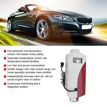 

12V 5Kw Air Heater Diesel Heater Parking Heater Air Heater Car Truck Boat Universal Air Heater White Red