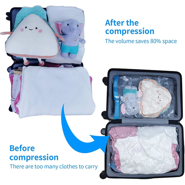 Sacs de rangement sous vide pour vêtements, sacs de compression pour  vêtements, protecteur de vêtement réutilisable pour Cisco - AliExpress