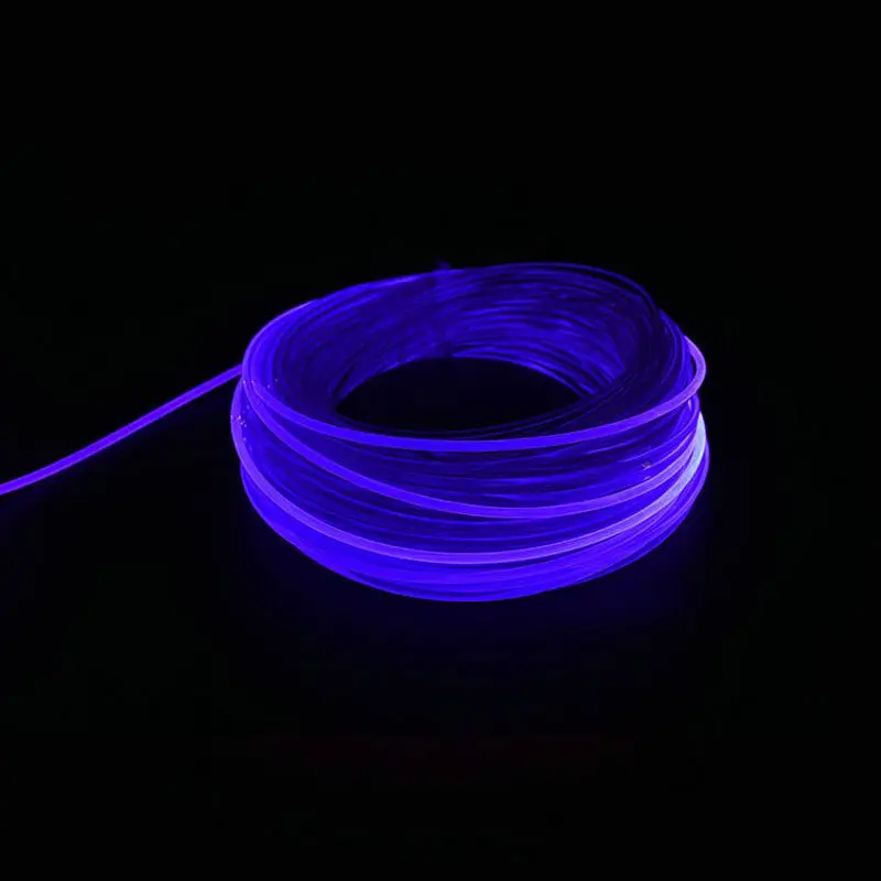 (Dia.)4mm Car Home DIY LED Lighting PMMA transparent Side Glow plastic Fiber Optic Cable hanging lamp curtain star ceiling decor