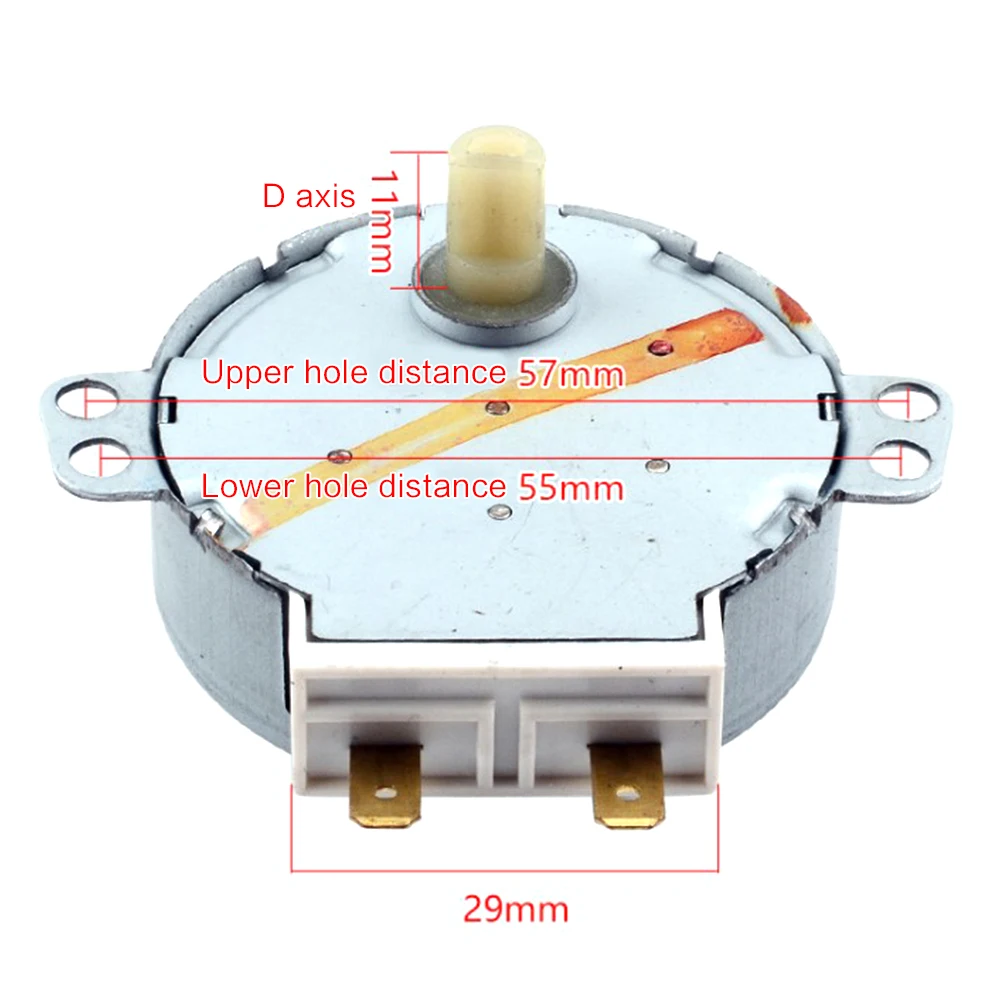 Microwave oven motor TYJ50-8A7 220V-240V microwave oven synchronous turntable motor 4W microwave oven synchronous rotary table motor tyj50-8a7