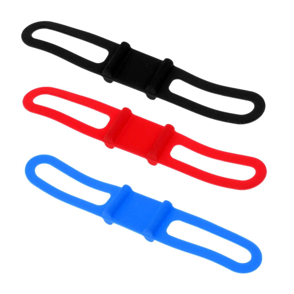 3 Pieces Silicone Strap Cell Phones, Speakers, Lights Holder- Accessories
