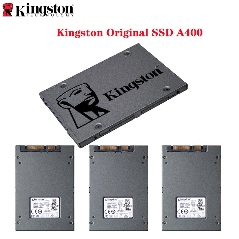 kingston SSD жесткий диск 120 gb 240 gb 480 gb 960 gb SATS 3 HDD 2,5 inch Disco Duro ssd с Hdd Caddy/адаптером для ПК