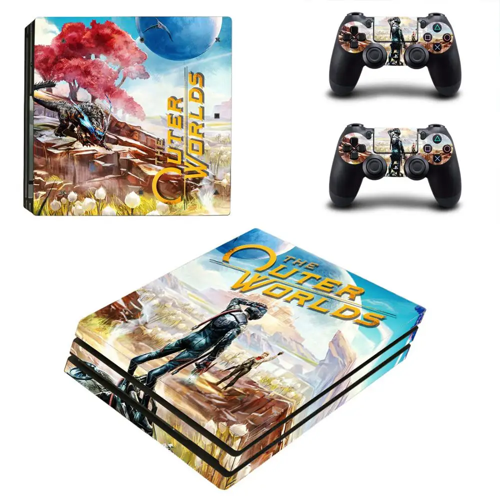 YSP4P-3804 Внешние Миры PS4 Pro sticker s PS 4 Play station 4 Pro виниловые наклейки для playstation 4 Pro консоли и контроллера - Цвет: YSP4P-3804