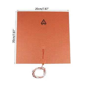 

200*200mm 200v 500w Silicone Rubber Heating Pad For 3D Printer Heating Bed