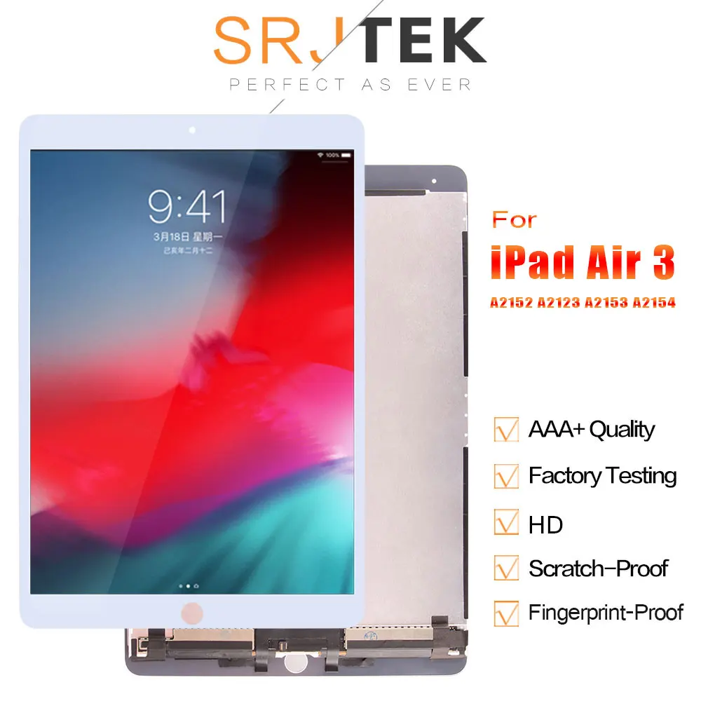 10," ЖК-дисплей для iPad Air 3, сенсорный экран, сенсор, Замена для iPad Air, матрица A2152, A2123, A2153, A2154