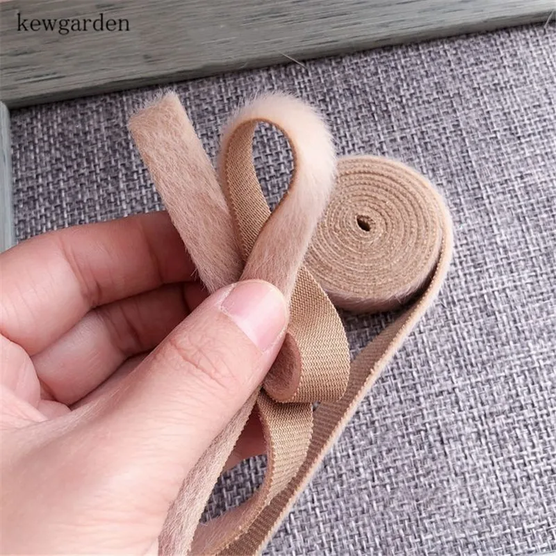 Kewgarden DIY галстук-бабочка аксессуары для волос 1-1/" 3/8" 30 мм 10 мм односторонняя бархатная лента вручную изготовленная лента атласная тесьма 10 метров