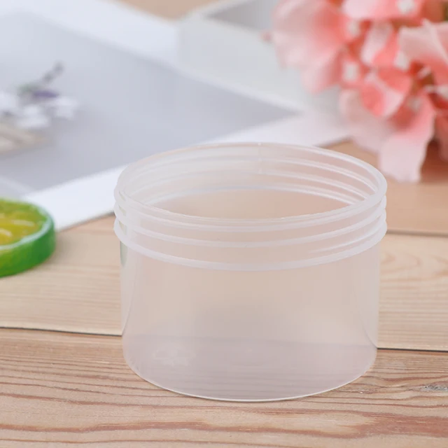 Boxi10/20pcs/set 200ml Slime Box Container Plastic Transparent Storage Box  For Fluffy Cloud Clear Crystal Slime Clay - AliExpress