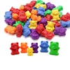 36/18/12/6 Pcs Weight Counting Bear Educational Toys Children Montessori Early Childhood Baby Kindergarten Color Classification 1