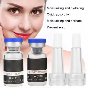 

Semi-Permanent Tattoo Repair Solution Liquid Eyebrow Lip Tattoo Repair Dry Powder (1.1g+3ml) Tattoo Repair Liquid