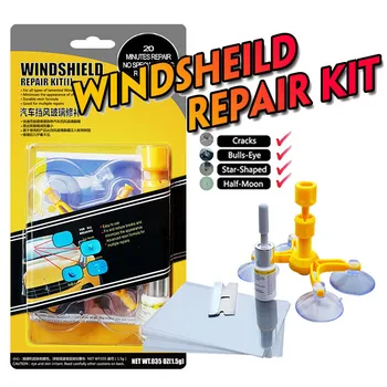 

Windshield Repair Kit Do it Yourself Windshield Tool for for Auto Glass Windshield Crack Chip Scratch
