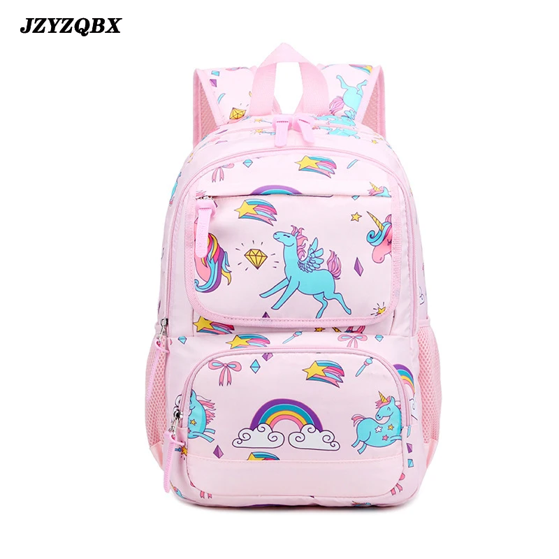 JZYZQBX школьный рюкзак для девочек mochilas escolares infantiles Мультяшные животные школьная сумка мульти карманы рюкзак USB plecak