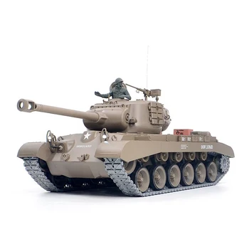 

1:16 American Pershing M26 Heavy Tank 2.4G Remote Control Model Military Tank With Sound Smoke Shooting Effect Basic/Upgraded