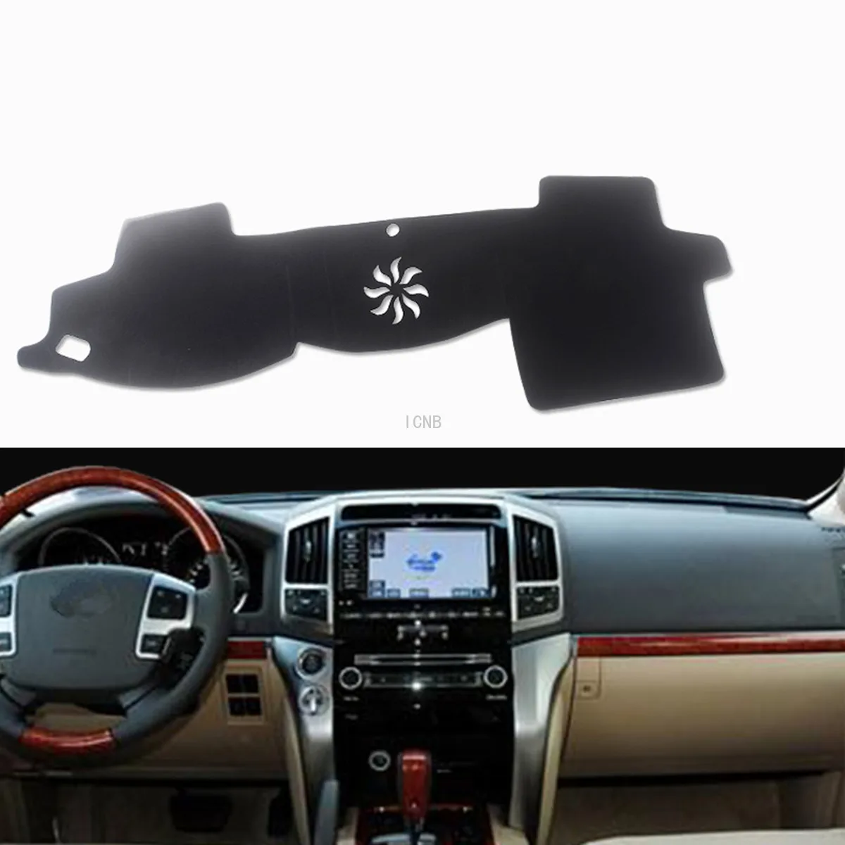 Коврик для приборной панели с подсветильник кой Toyota Land Cruiser 200 FJ200 2012 2013 2014