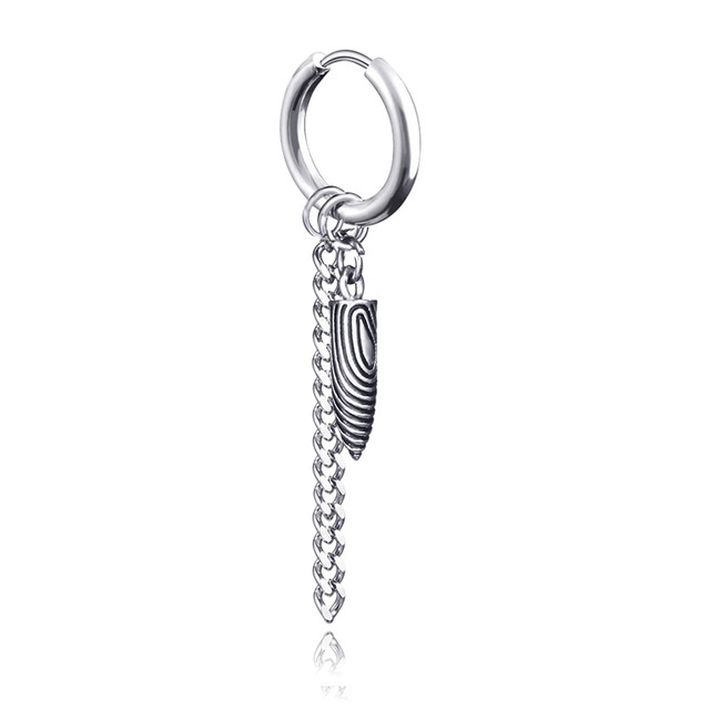 Popular Hip Hop kpop bangtan boys Stud Earrings Fashion Leaf Cross Stainless steel Pendant Earrings jewelry for men women