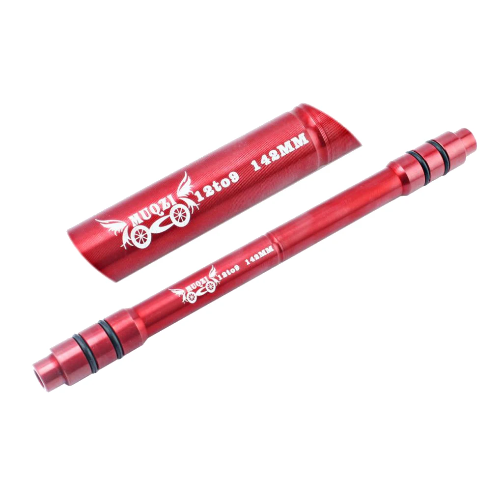 Mountain Bike Bicycle 12mm/15mm to 9mm Thru Axle Quick Release Hub Conversion Skewer Adapter