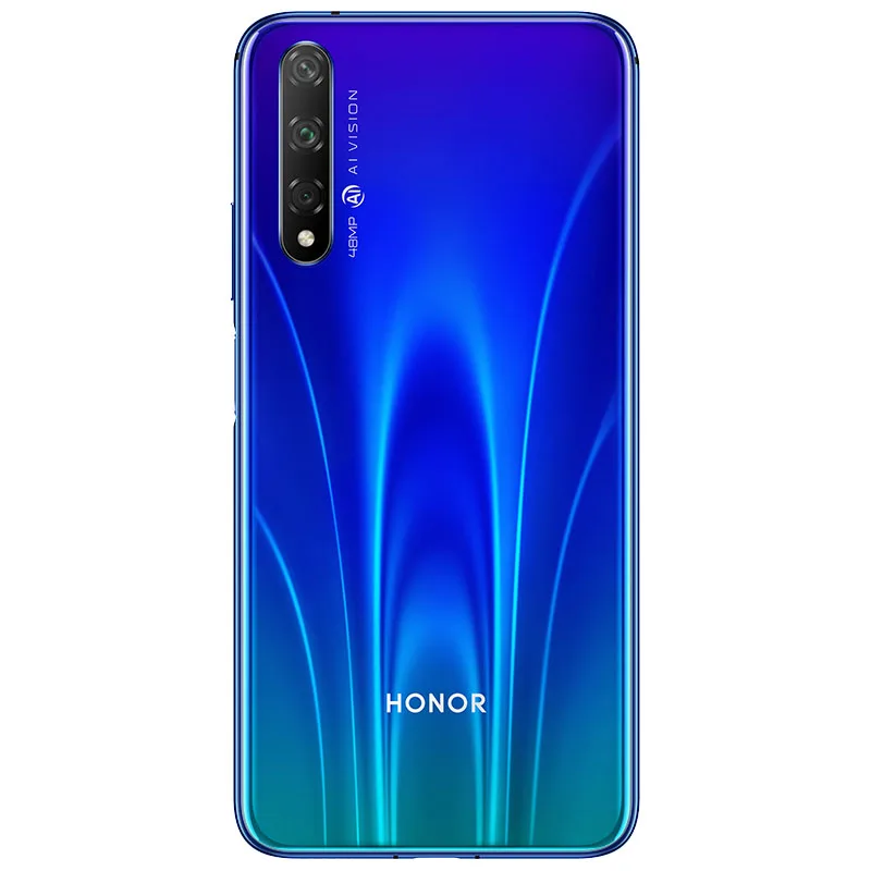 Honor 20 S мобильный телефон honor 20 S 6,26 дюймов Восьмиядерный Android 9,0 отпечаток пальца ID GPU Turbo 3,0 Google play 20 Вт Быстрая зарядка