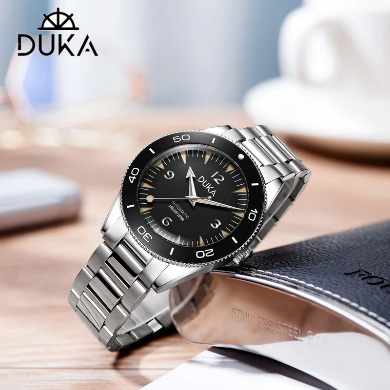 

2021 New 41MM DUKA Men's watches Top brand Luxury Automatic watch for men Mechanical Wristwatch Luminous waterproof Reloj hombre